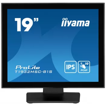 iiyama ProLite T1932MSC-B1S kompiuterio monitorius 48,3 cm (19 colių) 1280 x 1024 pikseliai Full HD LED liečiamasis ekranas Stalviršis Juoda