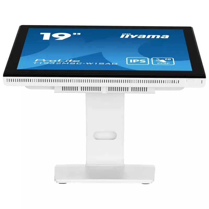 iiyama ProLite T1932MSC-W1SAG kompiuterio monitorius 48,3 cm (19 colių) 1280 x 1024 pikseliai Full HD LED jutiklinis ekranas stalinis baltas