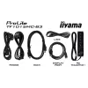 iiyama TF1015MC-B3 kompiuterio monitorius 25,6 cm (10,1 colio) 1280 x 800 pikselių HD LED liečiamuoju ekranu juodas