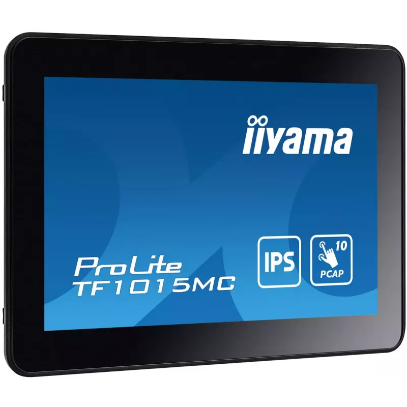 iiyama TF1015MC-B3 kompiuterio monitorius 25,6 cm (10,1 colio) 1280 x 800 pikselių HD LED liečiamuoju ekranu juodas