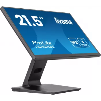 iiyama ProLite T2252MSC-B2AG kompiuterio monitorius 54,6 cm (21,5 col.) 1920 x 1080 pikselių Full HD LCD jutiklinis ekranas Juoda