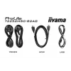 iiyama ProLite T2252MSC-B2AG kompiuterio monitorius 54,6 cm (21,5 col.) 1920 x 1080 pikselių Full HD LCD jutiklinis ekranas Juoda
