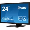 iiyama ProLite T2452MSC-B1AG kompiuterio monitorius 60,5 cm (23,8 colio) 1920 x 1080 pikselių Full HD LED jutiklinis ekranas Juoda