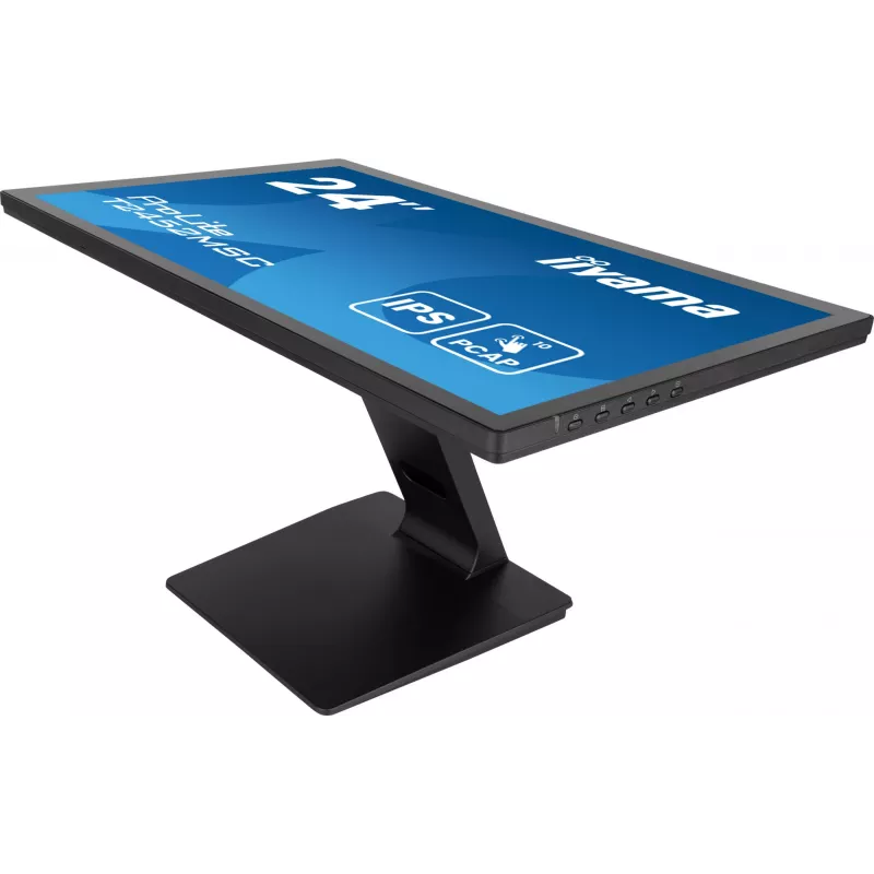 iiyama ProLite T2452MSC-B1AG kompiuterio monitorius 60,5 cm (23,8 colio) 1920 x 1080 pikselių Full HD LED jutiklinis ekranas Juoda