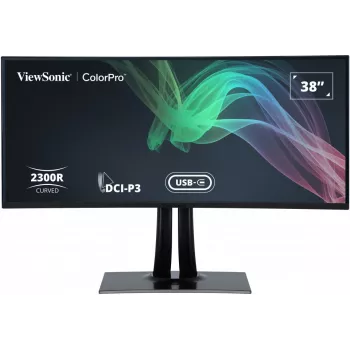 Viewsonic VP3881A kompiuterio monitorius 96,5 cm (38 colių) 3840 x 1600 pikselių Quad HD+ LED juodas