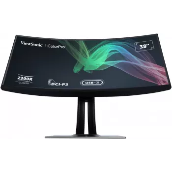 Viewsonic VP3881A kompiuterio monitorius 96,5 cm (38 colių) 3840 x 1600 pikselių Quad HD+ LED juodas