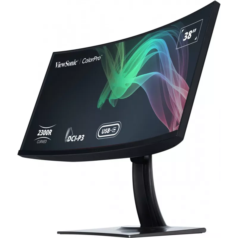 Viewsonic VP3881A kompiuterio monitorius 96,5 cm (38 colių) 3840 x 1600 pikselių Quad HD+ LED juodas
