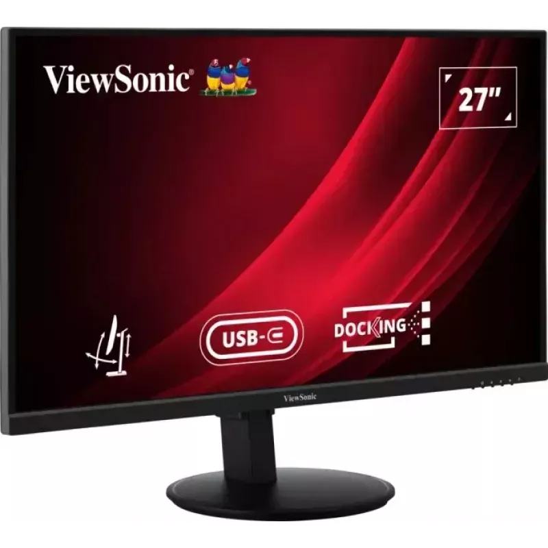 Viewsonic VG Series VG2709U-2K kompiuterio monitorius 68,6 cm (27 colių) 2560 x 1440 pikselių Quad HD LED juodas