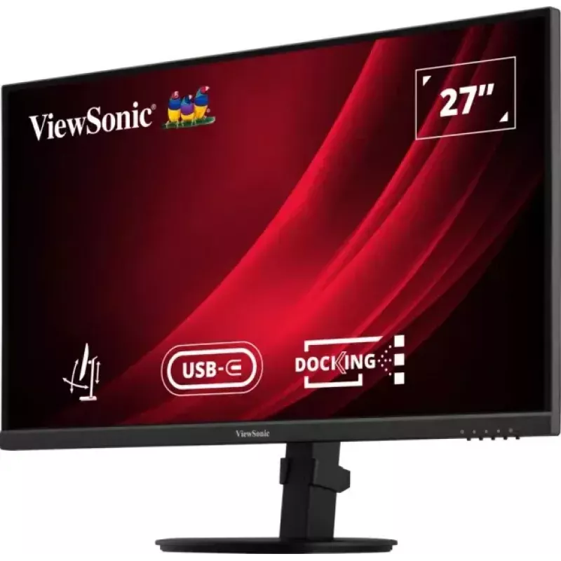 Viewsonic VG Series VG2709U-2K kompiuterio monitorius 68,6 cm (27 colių) 2560 x 1440 pikselių Quad HD LED juodas
