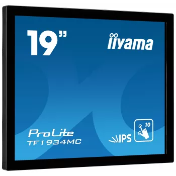 iiyama ProLite TF1934MC-B7X kompiuterio monitorius 48,3 cm (19 colių) 1280 x 1024 pikseliai SXGA LED liečiamasis ekranas Juodas