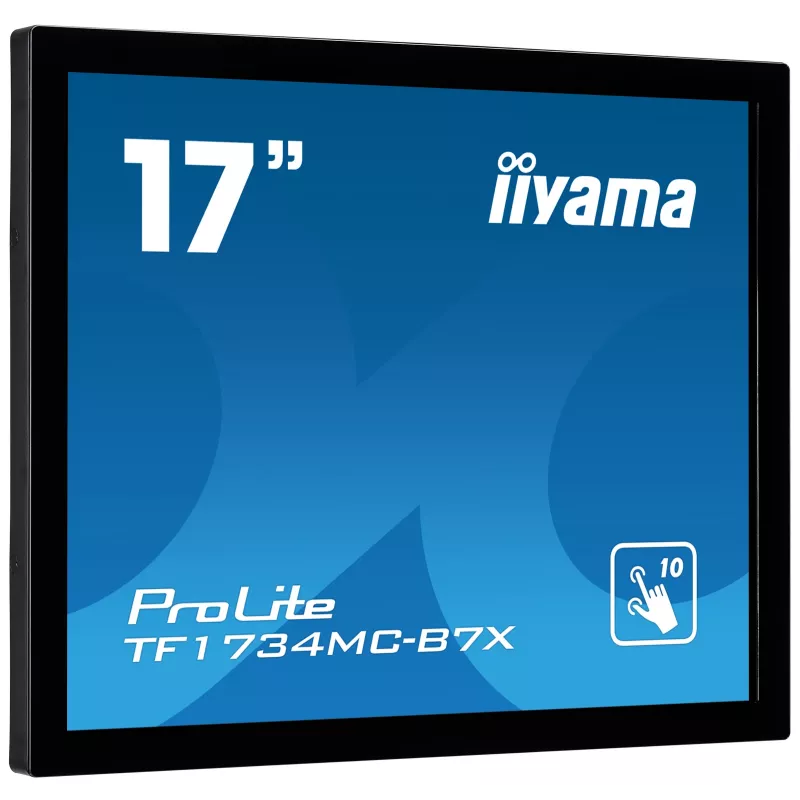 iiyama TF1734MC-B7X kompiuterio monitorius 43,2 cm (17 colių) 1280 x 1024 pikselių SXGA LED jutiklinis ekranas juodas