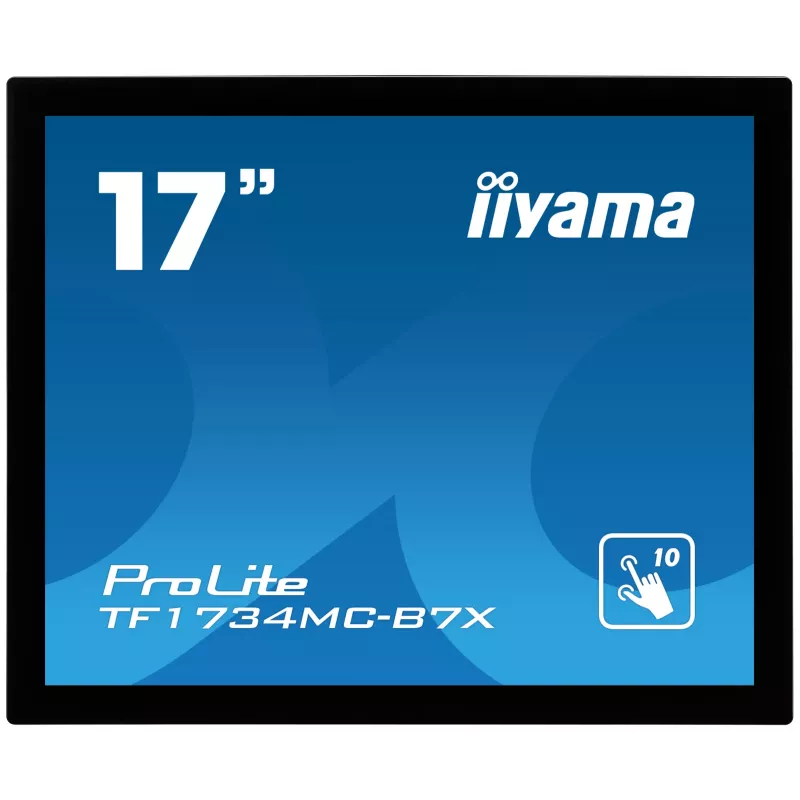 iiyama TF1734MC-B7X kompiuterio monitorius 43,2 cm (17 colių) 1280 x 1024 pikselių SXGA LED jutiklinis ekranas juodas