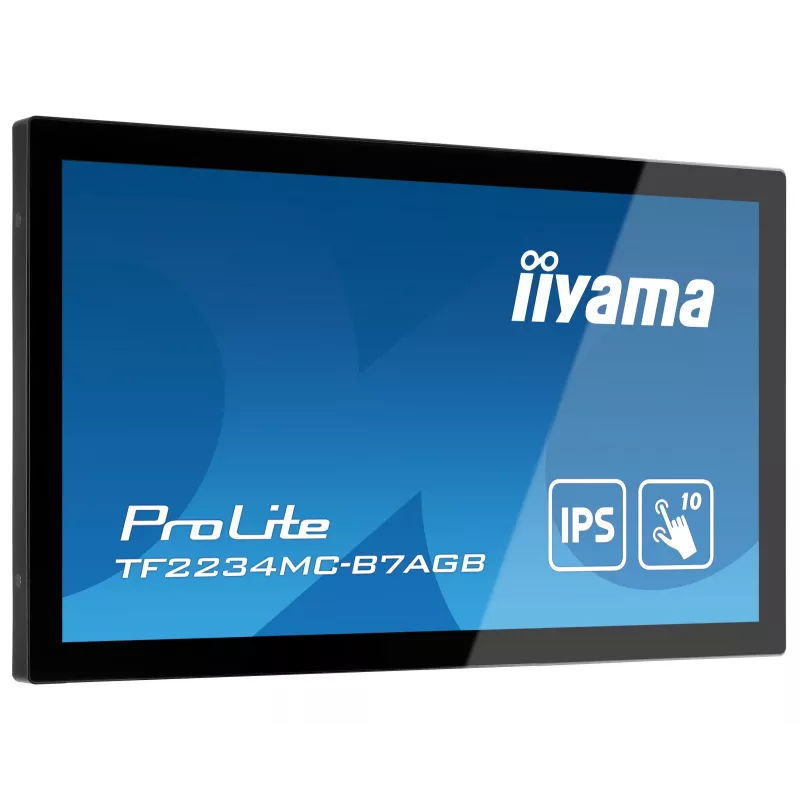 iiyama ProLite TF2234MC-B7AGB kompiuterio monitorius 54,6 cm (21,5 colio) 1920 x 1080 pikselių Full HD LED jutiklinis ekranas, skirtas keliems vartotojams, juodos spalvos