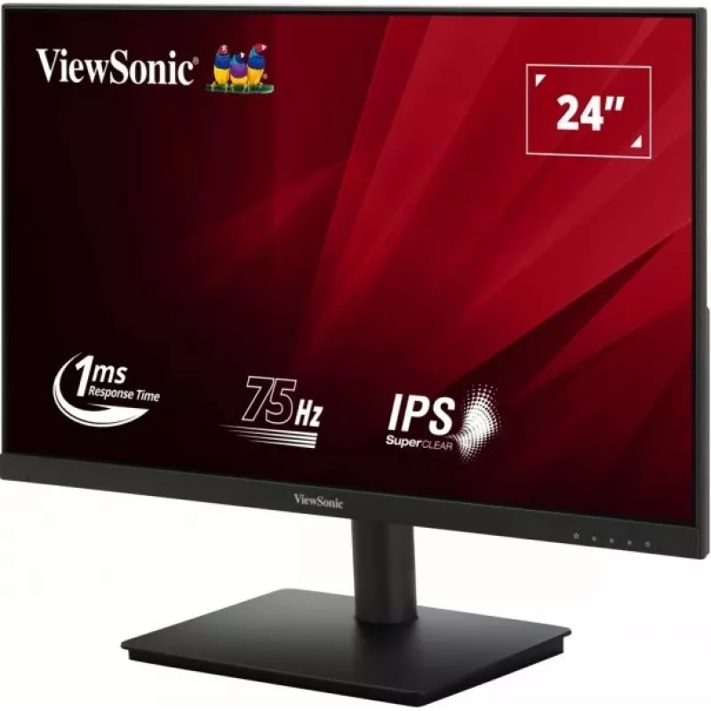 Viewsonic VA VA240-H-2 kompiuterio monitorius 60,5 cm (23,8 colio) 1920 x 1080 pikselių Full HD LED juodas