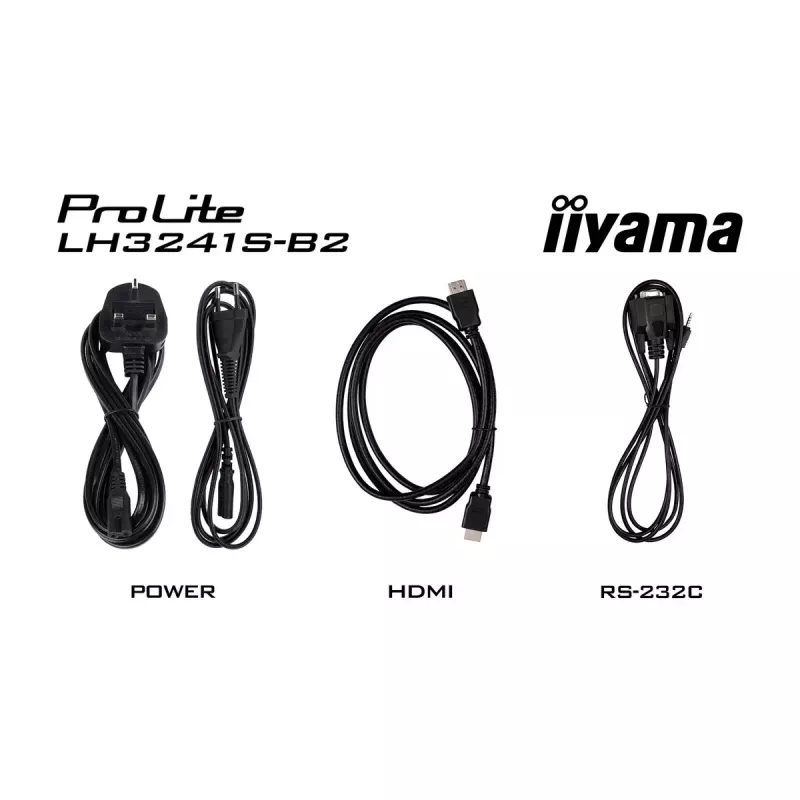 iiyama LH3241S-B2 Signage Display Kiosk dizainas 80 cm (31,5 colio) LED 350 cd/m² Full HD Juoda 24/7
