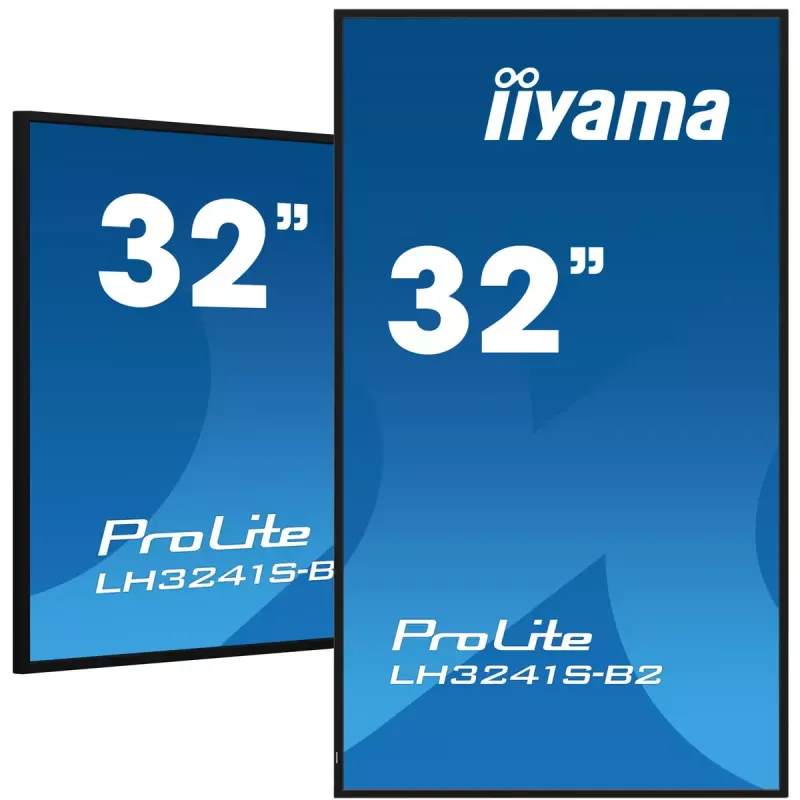 iiyama LH3241S-B2 Signage Display Kiosk dizainas 80 cm (31,5 colio) LED 350 cd/m² Full HD Juoda 24/7