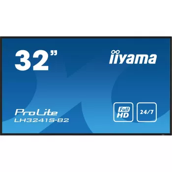 iiyama LH3241S-B2 Signage Display Kiosk dizainas 80 cm (31,5 colio) LED 350 cd/m² Full HD Juoda 24/7
