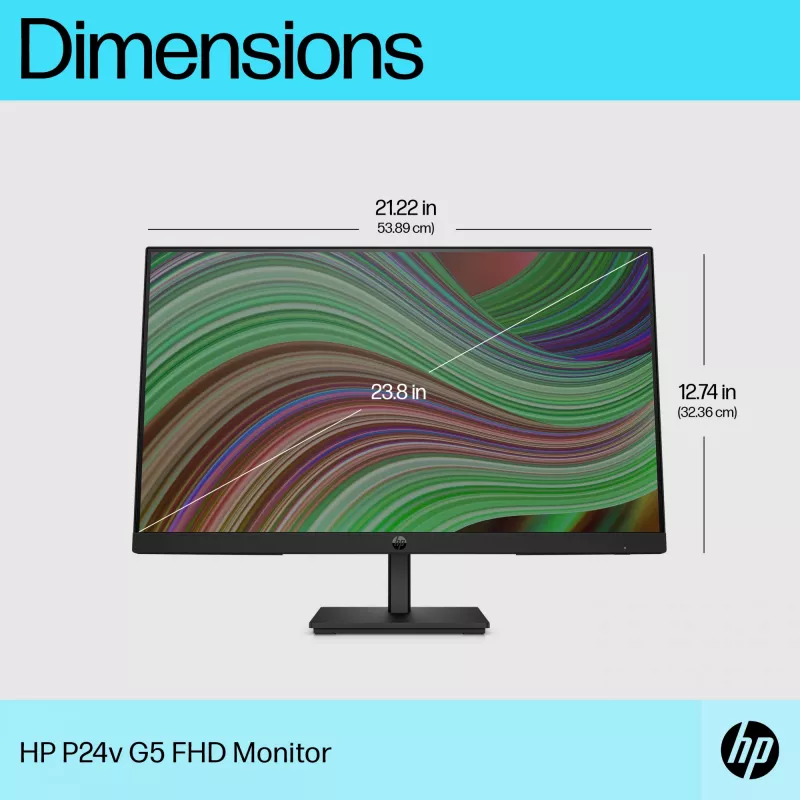 Monitorius HP P24v G5 23,8 colio Full HD LCD 1920x1080