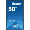 „iiyama LH5041UHS-B2AG“ reklaminis ekranas Skaitmeninis reklaminis plokščiasis ekranas 127 cm (50 colių) LCD 500 cd/m² 4K Ultra HD juodas 24/7