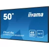 „iiyama LH5041UHS-B2AG“ reklaminis ekranas Skaitmeninis reklaminis plokščiasis ekranas 127 cm (50 colių) LCD 500 cd/m² 4K Ultra HD juodas 24/7