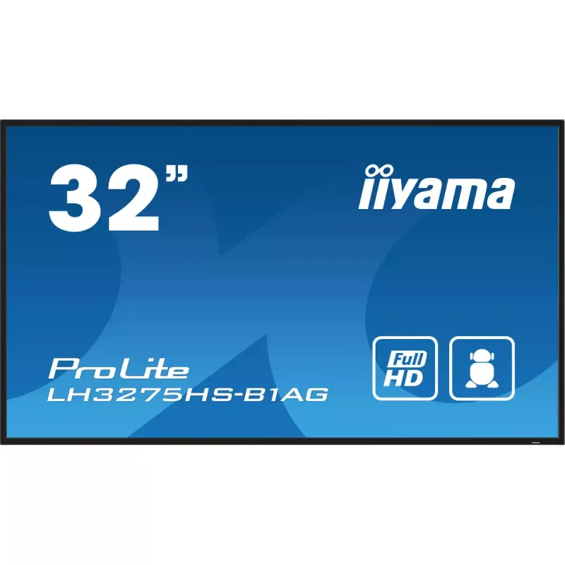 Skaitmeninių ženklų plokščiasis ekranas iiyama LH3275HS-B1AG 32 colių LCD Full HD 1920 x 1080