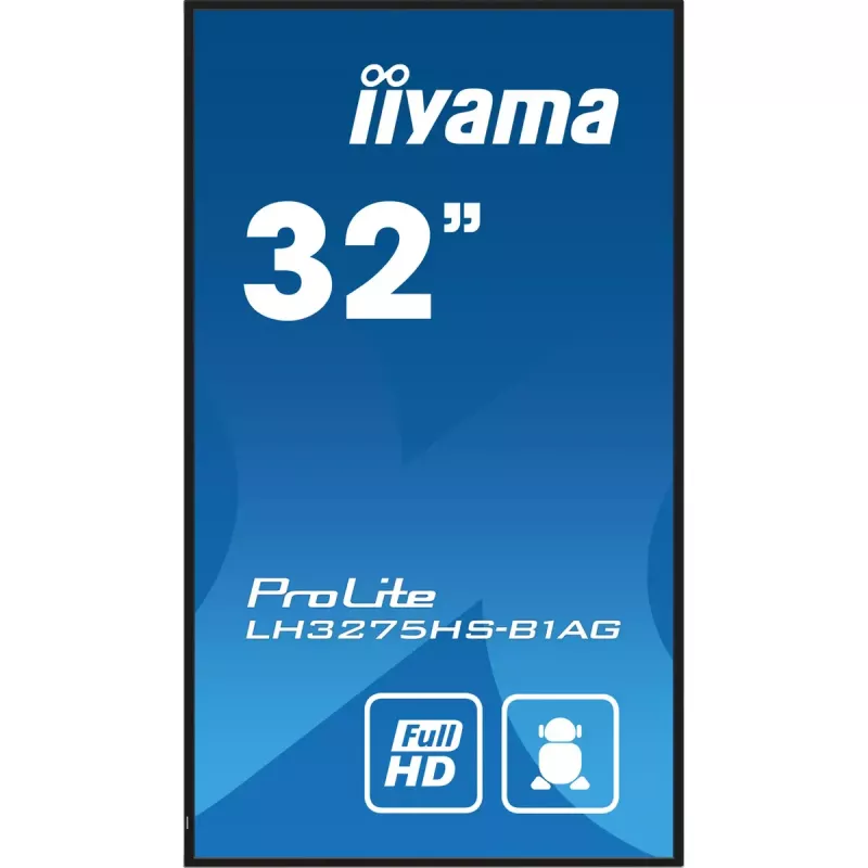 Skaitmeninių ženklų plokščiasis ekranas iiyama LH3275HS-B1AG 32 colių LCD Full HD 1920 x 1080