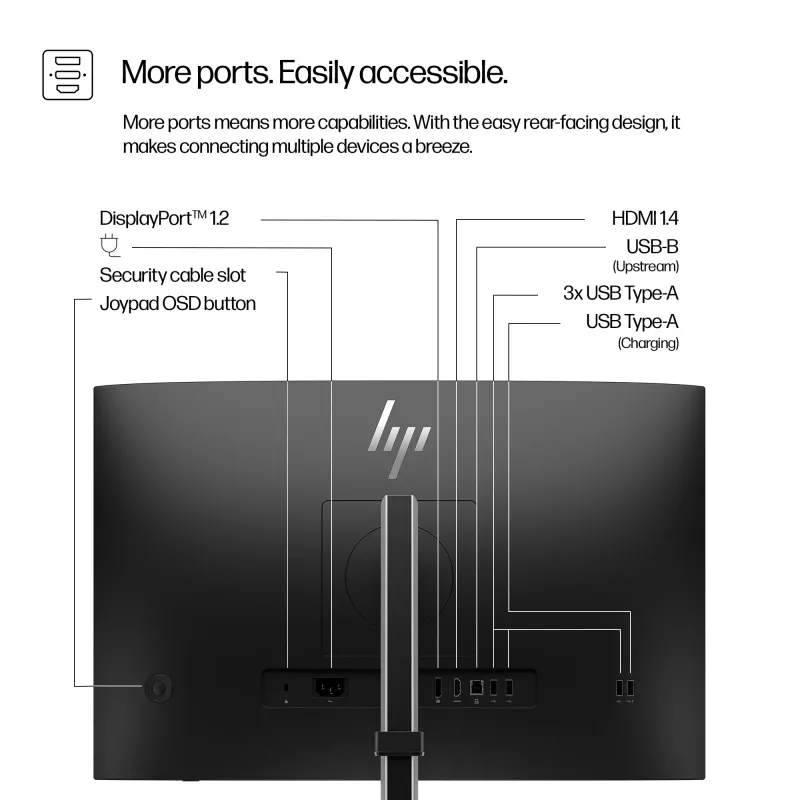 HP Series 5 Pro 24 colių WUXGA monitorius - 524pn, 61 cm (24 colių), 1920 x 1200 pikselių, WUXGA, LCD, 5 ms, juoda
