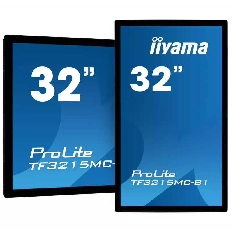 iiyama ProLite TF3215MC-B2 kompiuterio monitorius 80 cm (31,5 colio) 1920 x 1080 pikselių Full HD LED jutiklinis ekranas Kiosk juoda