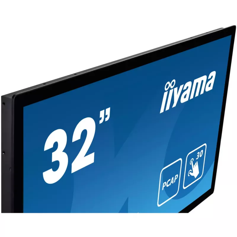 iiyama ProLite TF3215MC-B2 kompiuterio monitorius 80 cm (31,5 colio) 1920 x 1080 pikselių Full HD LED jutiklinis ekranas Kiosk juoda