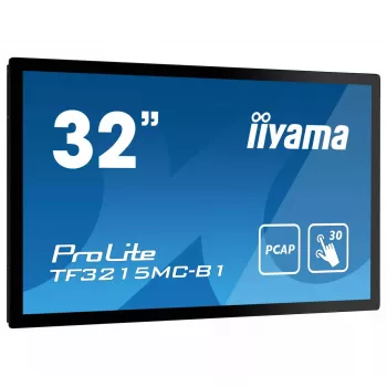 iiyama ProLite TF3215MC-B2 kompiuterio monitorius 80 cm (31,5 colio) 1920 x 1080 pikselių Full HD LED jutiklinis ekranas Kiosk juoda