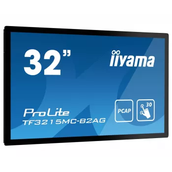 iiyama ProLite TF3215MC-B2AG kompiuterio monitorius 80 cm (31,5 colio) 1920 x 1080 pikselių Full HD LED jutiklinis ekranas Kiosk juoda