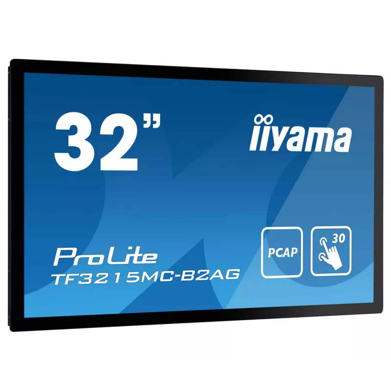 iiyama ProLite TF3215MC-B2AG kompiuterio monitorius 80 cm (31,5 colio) 1920 x 1080 pikselių Full HD LED jutiklinis ekranas Kiosk juoda