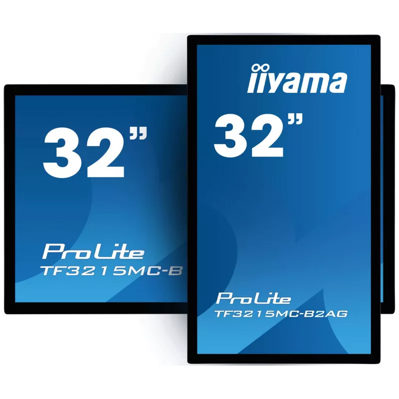 iiyama ProLite TF3215MC-B2AG kompiuterio monitorius 80 cm (31,5 colio) 1920 x 1080 pikselių Full HD LED jutiklinis ekranas Kiosk juoda