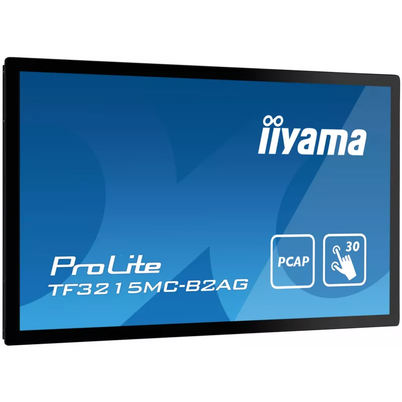 iiyama ProLite TF3215MC-B2AG kompiuterio monitorius 80 cm (31,5 colio) 1920 x 1080 pikselių Full HD LED jutiklinis ekranas Kiosk juoda