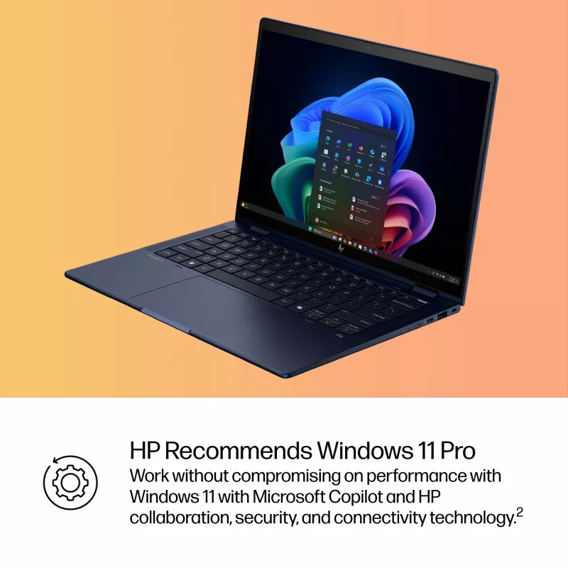 Hibridinis nešiojamas kompiuteris HP EliteBook X Flip G1i 14 colių Intel Core Ultra 7 1TB SSD