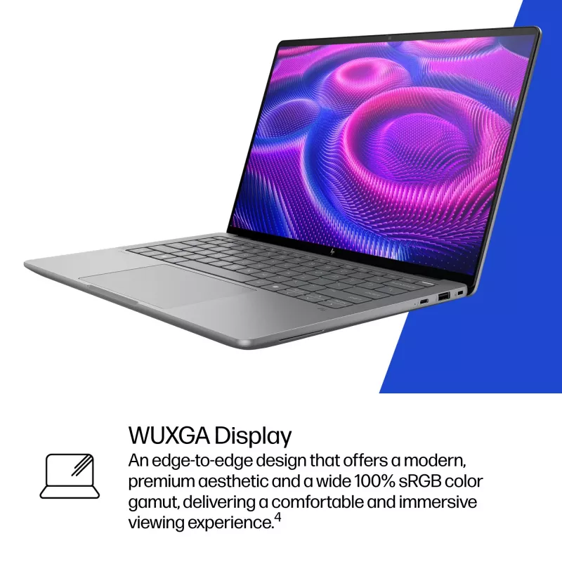 HP ZBook Ultra G1a Copilot+ PC AMD Ryzen AI Max PRO 390 35,6 cm (14 colių) WUXGA 32 GB LPDDR5x-SDRAM Wi-Fi 7 (802.11be) Windows 11 Pro AI darbo stotis, AI PC sidabrinė