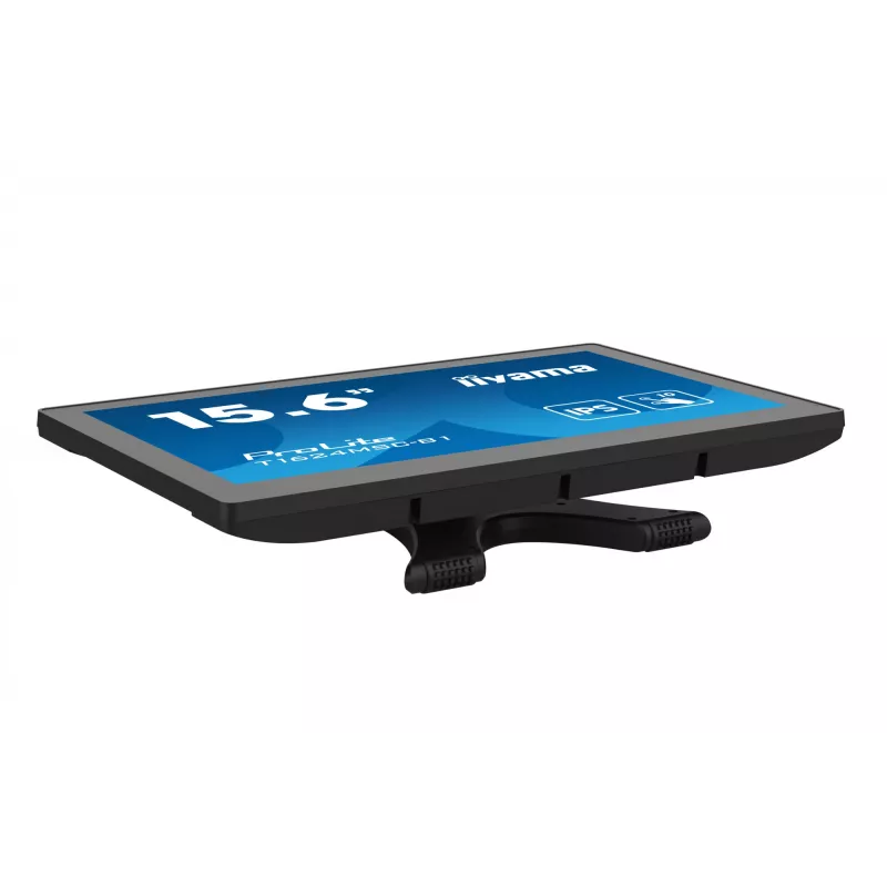 iiyama T1624MSC-B1 kompiuterio monitorius 39,6 cm (15,6 colio) 1920 x 1080 pikselių Full HD LED jutiklinis ekranas juodas