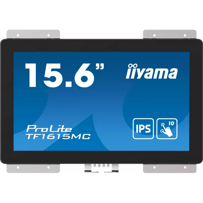 „iiyama ProLite TF1615MC-B1“ kompiuterio monitorius 39,6 cm (15,6 colio), 1920 x 1080 pikselių, Full HD, liečiamasis ekranas, juodos spalvos