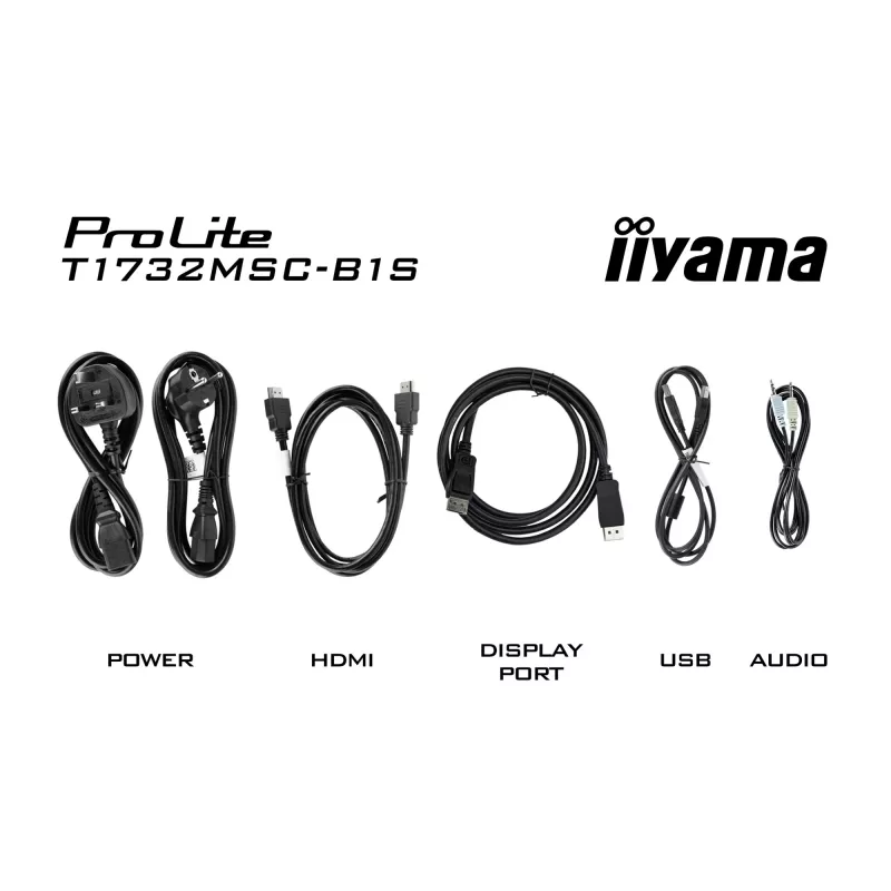 iiyama ProLite kompiuterio monitorius 43,2 cm (17 colių) 1280 x 1024 pikseliai LED jutiklinis stalas Juoda