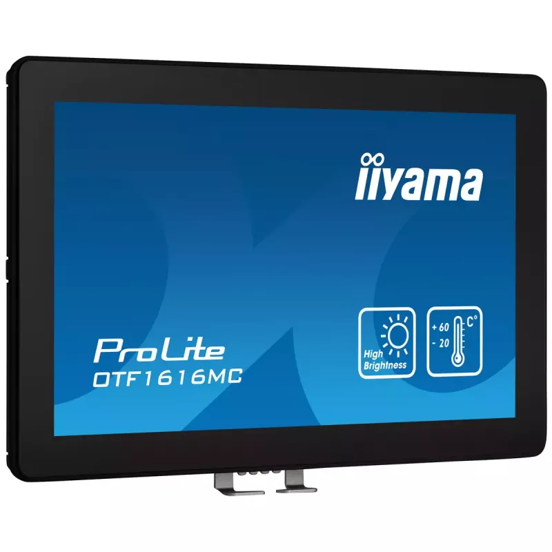 iiyama OTF1616MC-B1 kompiuterio monitorius 39,6 cm (15,6 col.) 1920 x 1080 pikselių Full HD LCD jutiklinis ekranas juodas