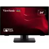 Viewsonic TD2465 interaktyvus plokščias skydelis 61 cm (24 col.) LED 250 cd/m² Full HD juodas su liečiamuoju ekranu