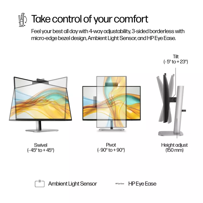 HP Series 5 Pro 23,8 col. FHD USB-C konferencinis monitorius - 524pm