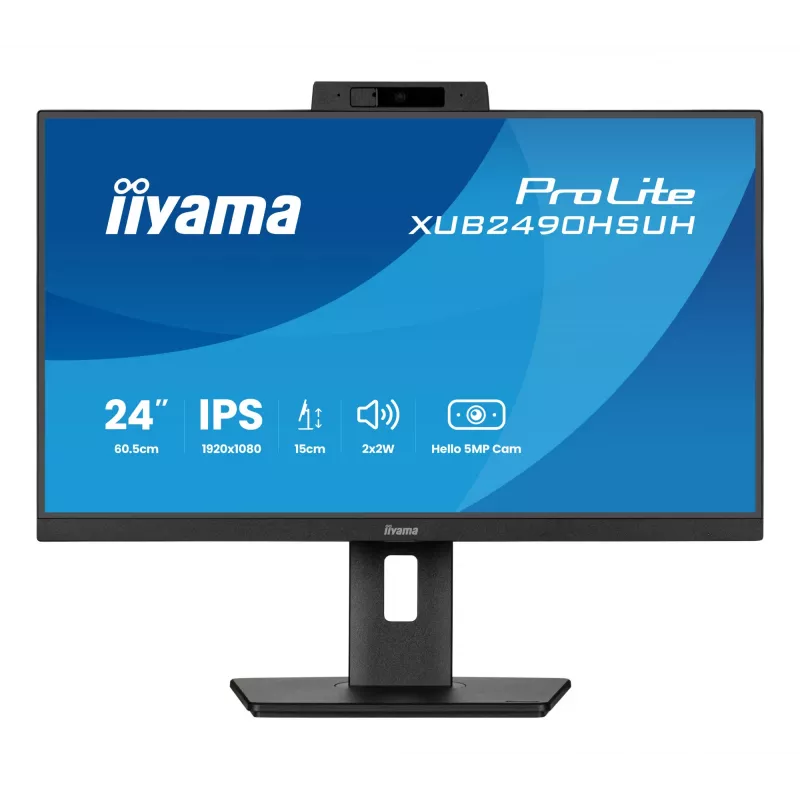 iiyama XUB2490HSUH-B2 kompiuterio monitorius 60,5 cm (23,8 colio) 1920 x 1080 Full HD LED juodas