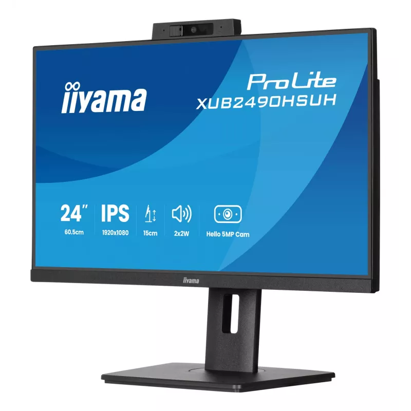 iiyama XUB2490HSUH-B2 kompiuterio monitorius 60,5 cm (23,8 colio) 1920 x 1080 Full HD LED juodas