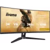 iiyama G-MASTER GCB3486WQSCP-B1 kompiuterio monitorius 86,4 cm (34 colių) 3440 x 1440 pikselių „UltraWide Quad HD“ juodas