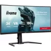 iiyama G-MASTER GCB3484WQSU-B1 kompiuterio monitorius 86,4 cm (34 col.) 3440 x 1440 pikselių „UltraWide Quad HD“ juodas