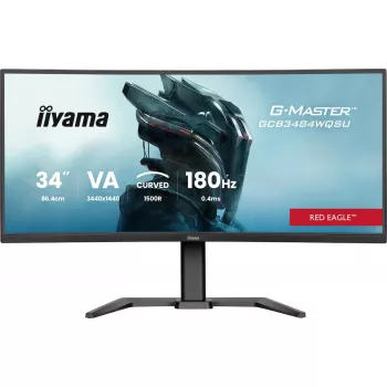 iiyama G-MASTER GCB3484WQSU-B1 kompiuterio monitorius 86,4 cm (34 col.) 3440 x 1440 pikselių „UltraWide Quad HD“ juodas