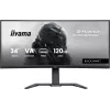 iiyama GCB3482WQSU-B1 kompiuterio monitorius 86,4 cm (34 colių) 3440 x 1440 pikselių „UltraWide Quad HD“ LED juodas