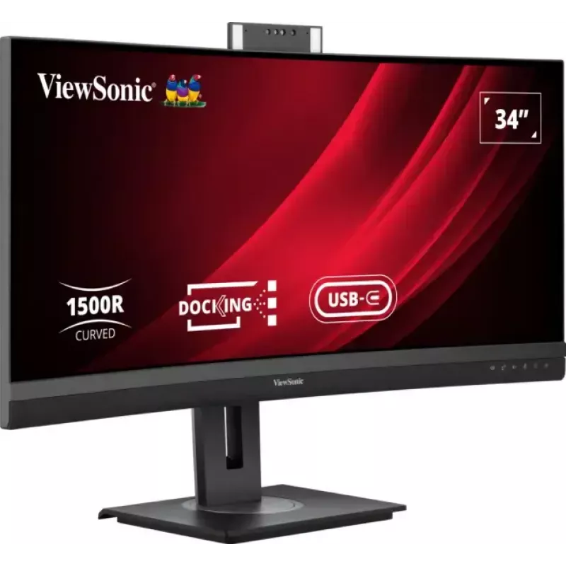 Viewsonic VG3457CV kompiuterio monitorius 86,4 cm (34 colių) 3440 x 1440 pikselių „UltraWide Quad HD“ LED juodas