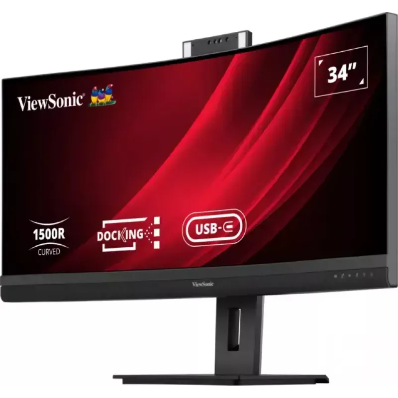 Viewsonic VG3457CV kompiuterio monitorius 86,4 cm (34 colių) 3440 x 1440 pikselių „UltraWide Quad HD“ LED juodas